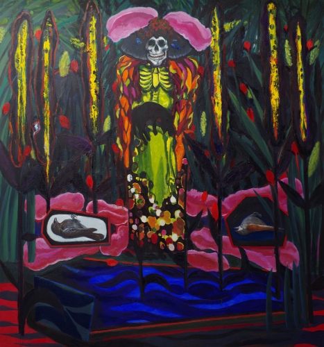 Taming death - hommage à Diego Rivera